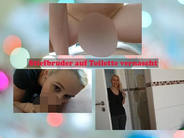 Stiefbruder auf Toilette vernascht