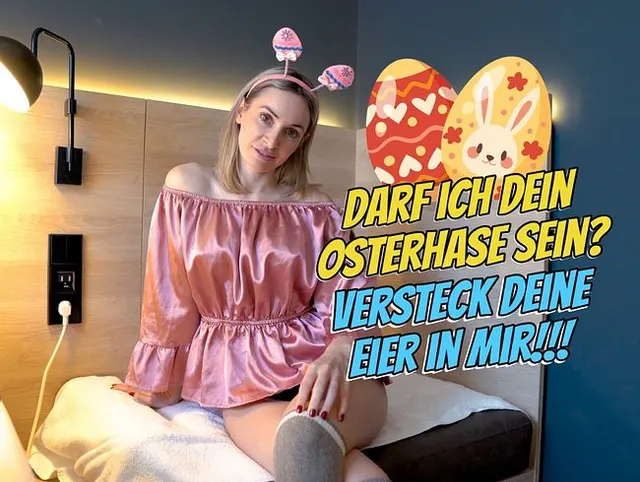 Darf ich dein Osterhase sein? Versteck deine Eier in mir