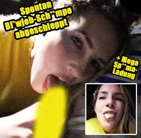 Spontan BLOWJOB-Schlampe abgeschleppt