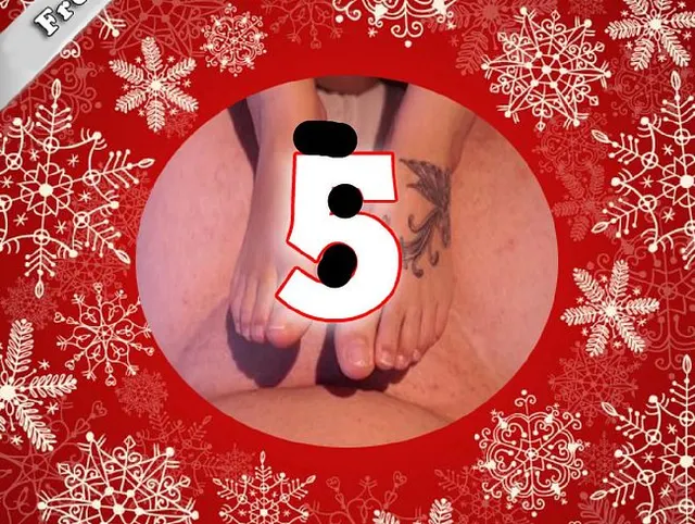 5. Türchen Füße mit Stängel
