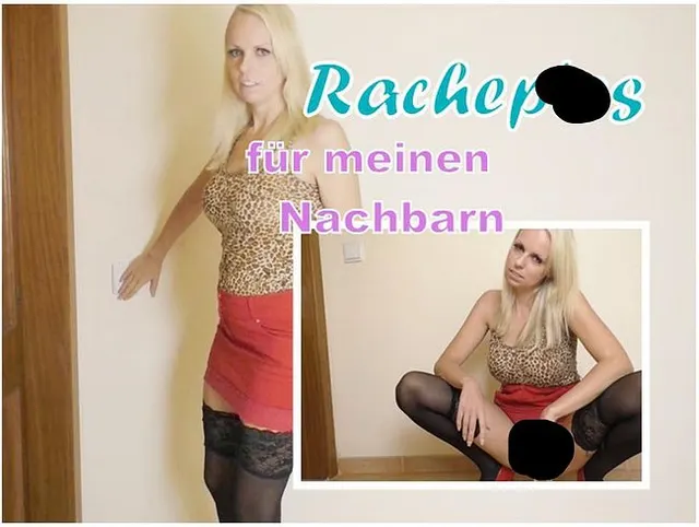 Mieser Rachepiss für meinen Nachbarn !!!