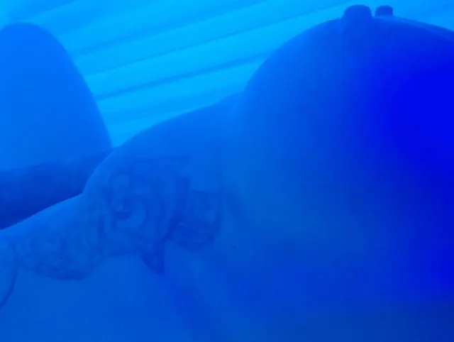 Solarium Today ;) Nackt, nass, Nahaufnahme