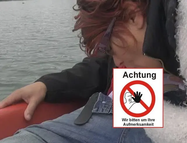 Blasen auf dem See