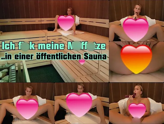 Ich fick meine Milffotze in einer öffentlichen Sauna