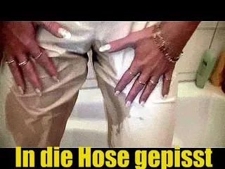 In die Hose gepisst