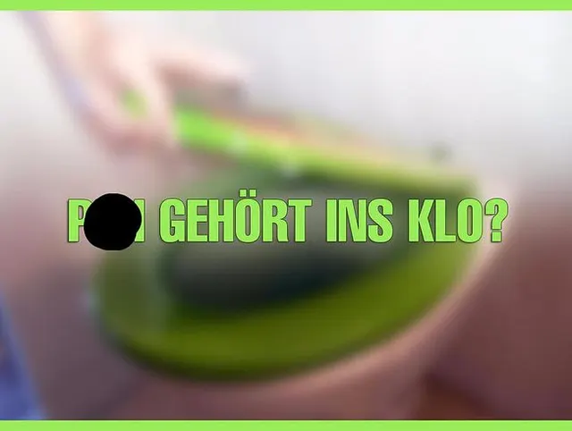 Pipi gehört ins Klo!
