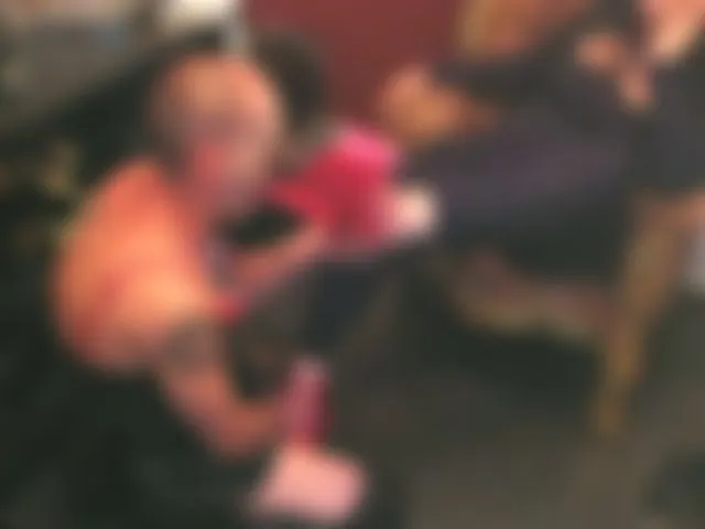 Blowjob on the Bar