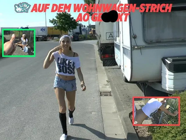 Auf dem Wohnwagestrich AO gefickt