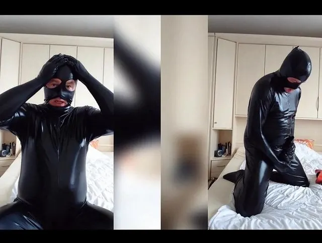 Hammergeil im Ganzkörper Latex Anzug