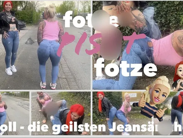 fotze PISST fotze voll | DIE GEILSTEN JEANSÄRSCHE!!!