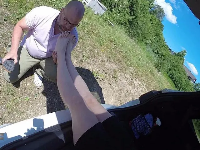 Outdoor auf die Füsse gewichst