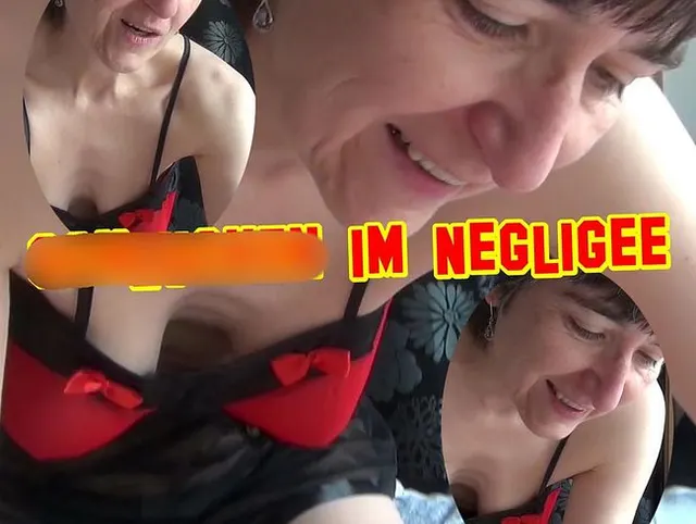 Schlucken im Negligee