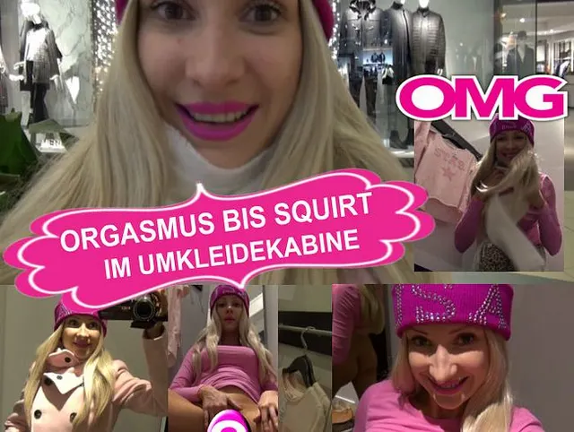 ORGASMUS BIS SQUIRT IM UMKLEIDEKABINNE