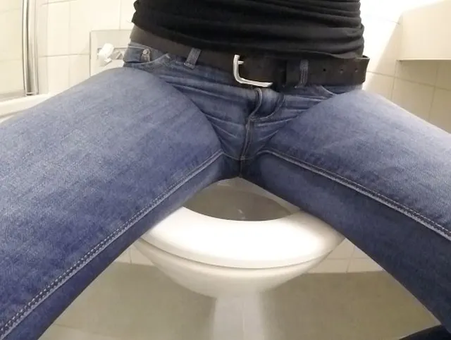 dieses mal auf der Toilette