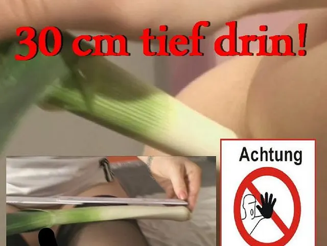 30 cm tief in der Fotze