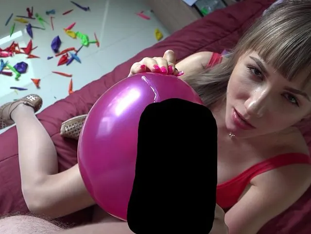 Balloons Popping Handjob-