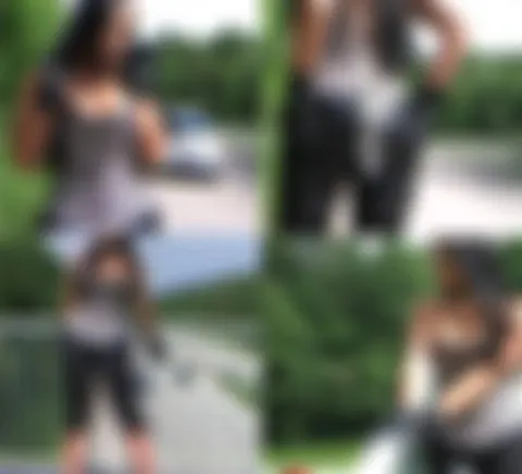 Lederhose + Korsett auf der Autobahnbücke