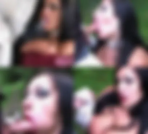 Rauchende Leder Lady Bläst deinen Schwanz