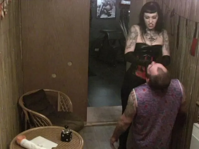 Observed and by the Mistress with the Leathergloves