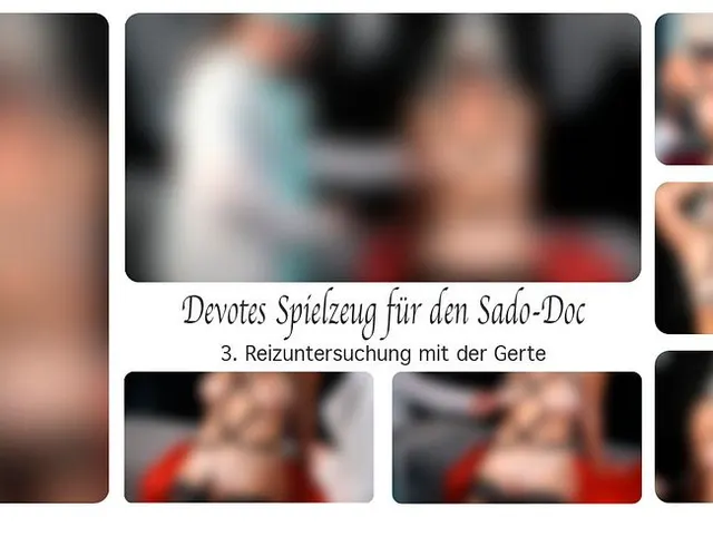 Devotes Spielzeug für den Sado-Doc - 3. Reizuntersuchung mit der Gerte