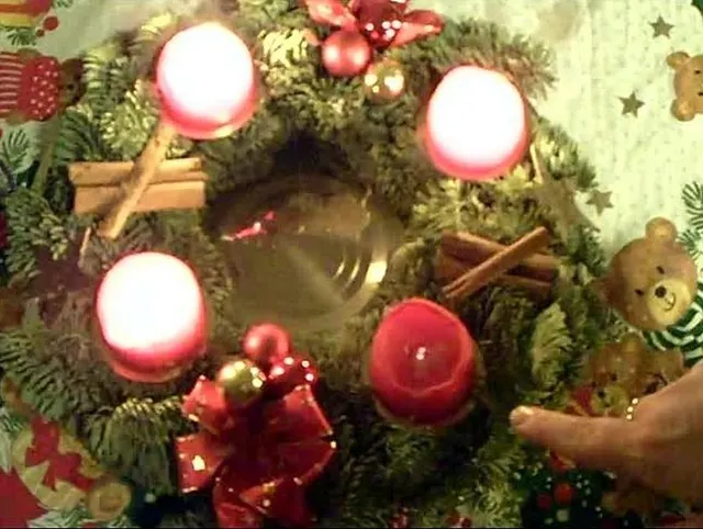 Sperma - Adventskranz