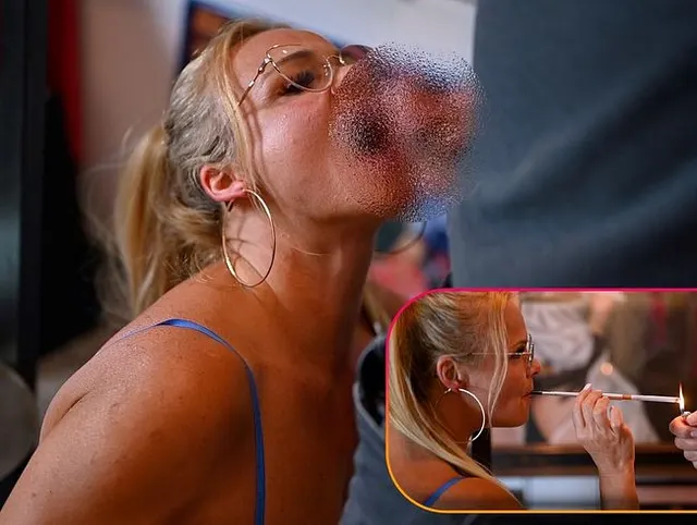 Rauchender Blowjob