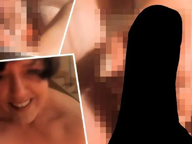 Handyaufnahme: Blasen mit Schlucken