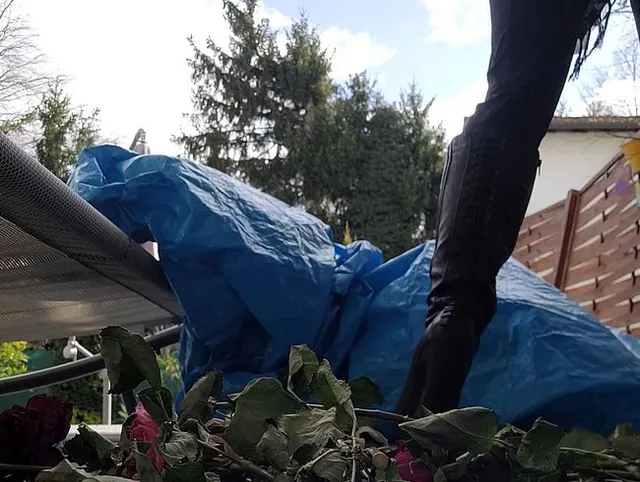 Leder Stiefel Trampling Domina outdoor aus deiner POV