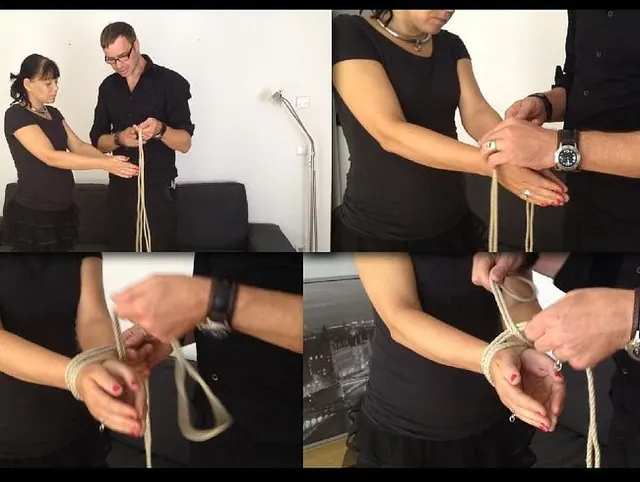 Bondage-Tutorial: Teil 06 - Handgelenkfesselung 2 Handgelenke