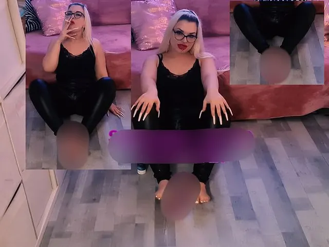 Smoking Dildo Footjob!