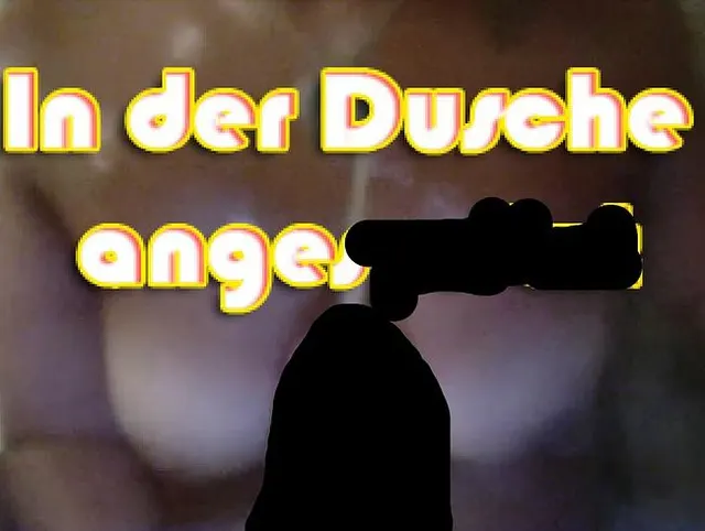 In der dusche Angespritzt