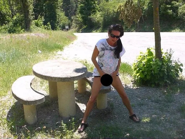Geil im Freien Pissen