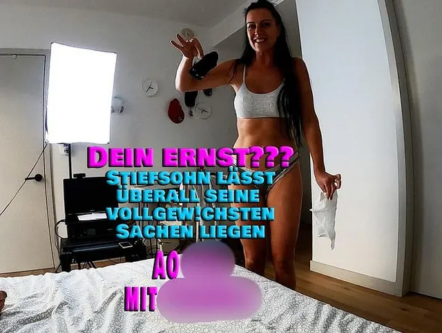 Dein ernst??? Stiefsohn lässt überall seine vollgewichsten Sachen liegen
