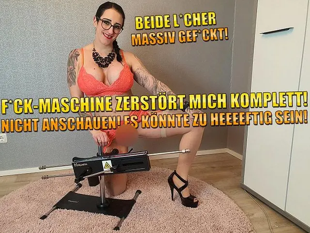 FICK-MASCHINE zerstört mich KOMPLETT! NICHT ANSCHAUEN! Es könnte zu HEEEFTIG sein!