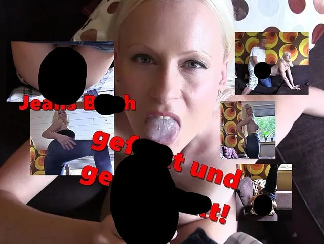 Notgeile Jeans Bitch - gefickt und alles geschluckt!