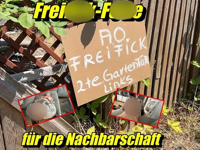 Freifick-Fotze für die Nachbarschaft