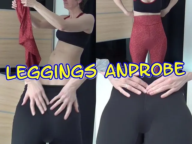 Leggings Anprobe
