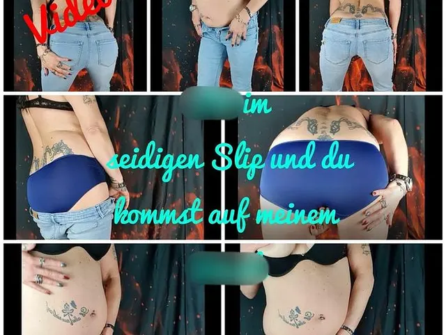 SB im seidigen Slip
