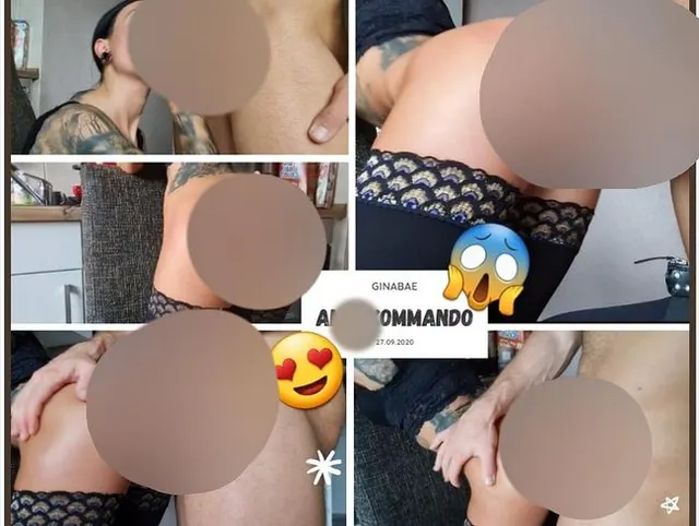 OMG! ANALKOMMANDO - in Lack Stiefeln und Dessous Arschgefickt!
