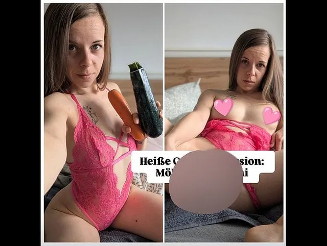 Eine heiße Gemüse - Session: Möhre und Zucchini