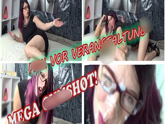 Fick vor Veranstaltung + MEGA CUMSHOT!