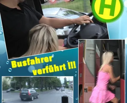 DREIST ! Öffentlicher Bus ! FAHRER verführt !
