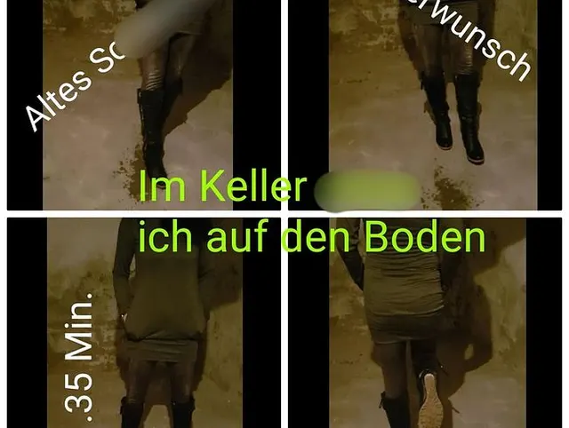 Userwunsch! Im Keller rotze ich auf den Boden...