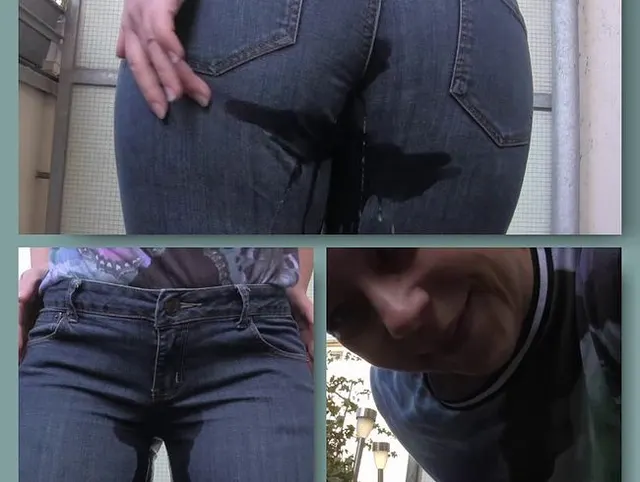Frech in die Jeans gepisst