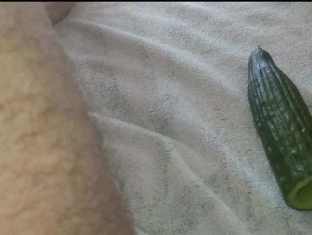 Gurke als Masturbator