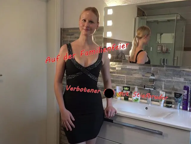 Auf der Familienfeier - verbotener Fick mit Stiefbruder!!!