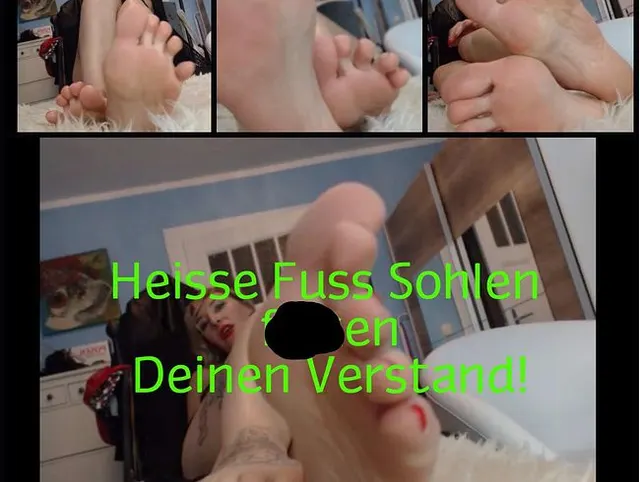Heiße Fußsohlen ficken Deinen Verstand!