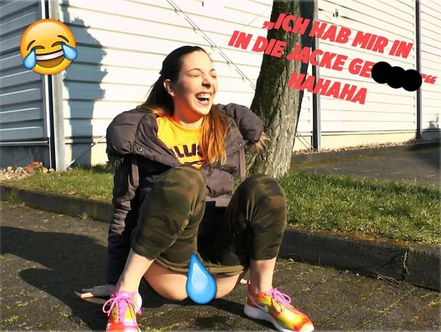 "Ich hab mir in die Jacke gepisst" Hahaha