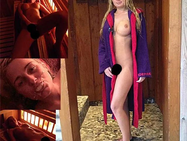In der Sauna!! Wärst du auch so dreist?!