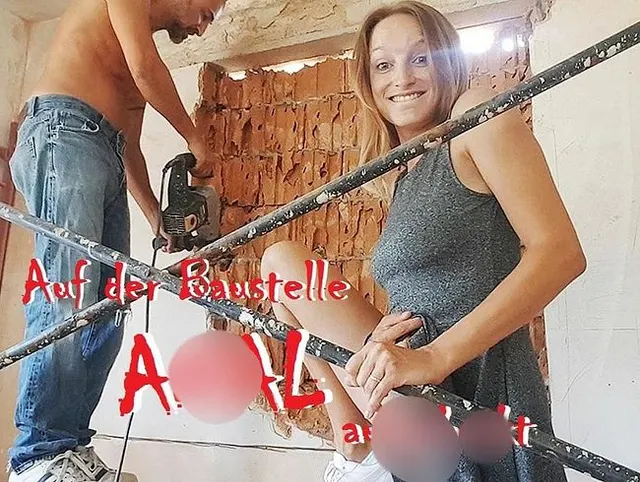 ANAL & Deepthroat auf der Baustelle!